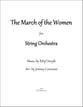 March of the Women Orchestra sheet music cover